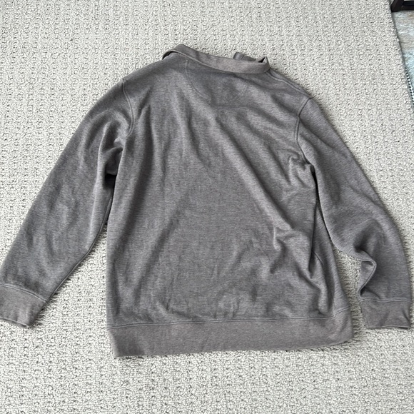 Men’s NWT Taupe Haggar 1/4 zip long sleeve shirt - Picture 5 of 8